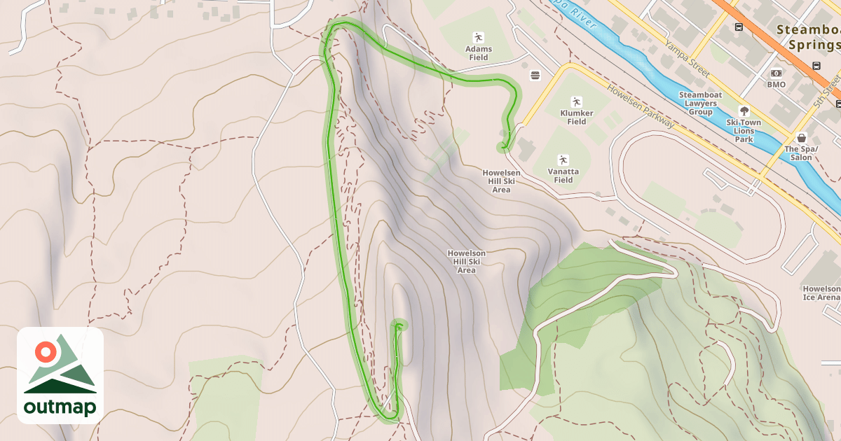Map of Mile Run