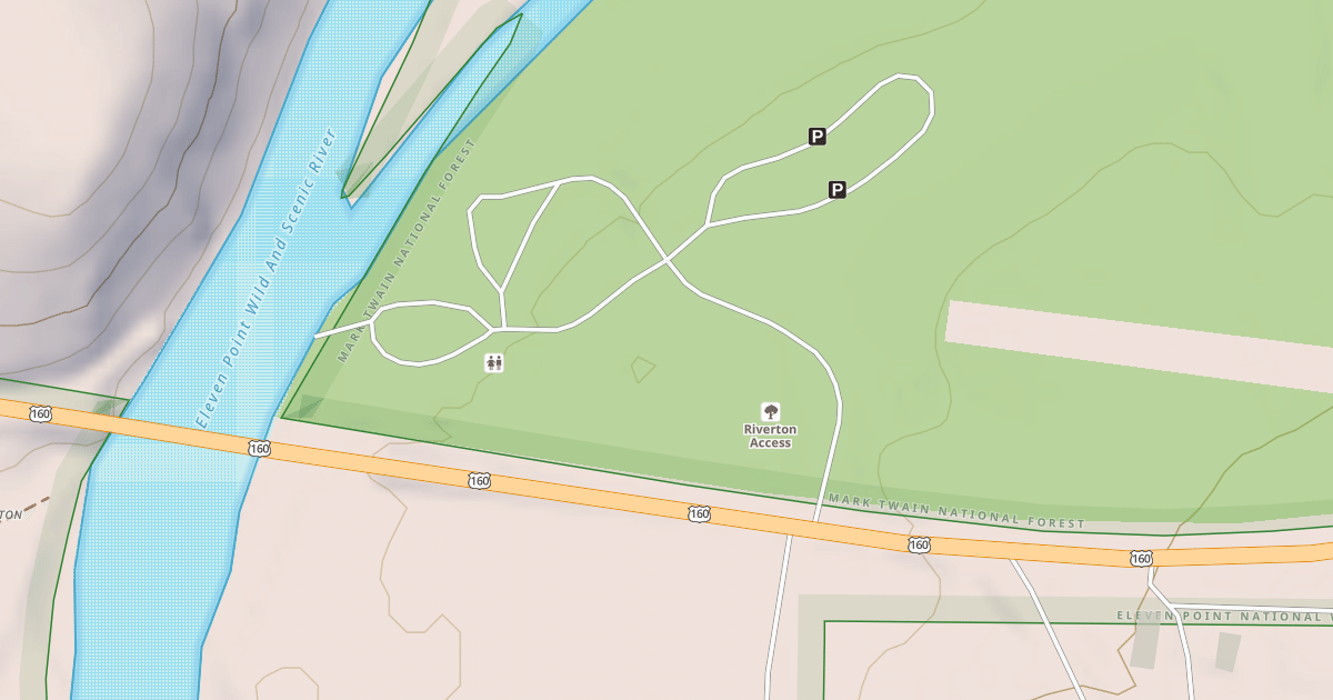 Map preview of RIVERTON EAST RECREATION AREA