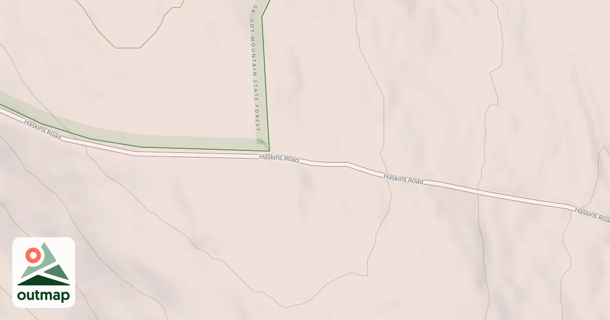 Map of Haskins Road