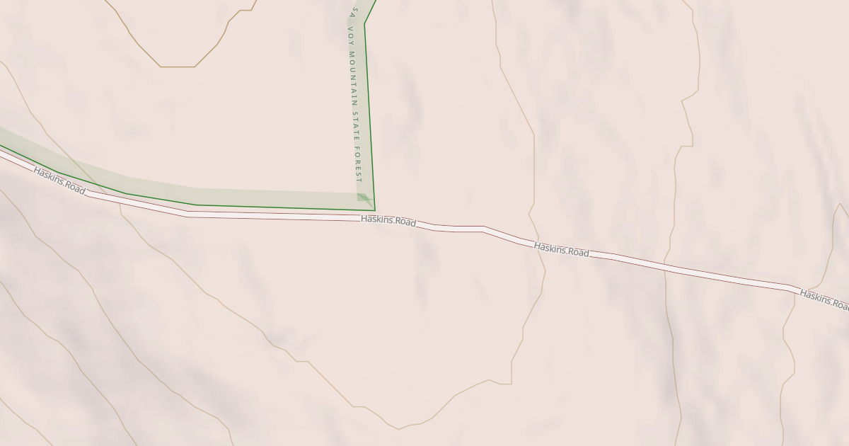 Map preview of Haskins Road