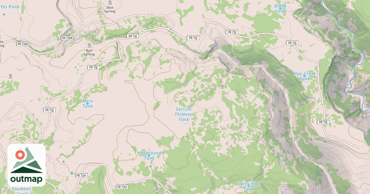 Map of USFS National Forest System Roads {97704BCF-C4DF-406F-9038-89CB8B23FCFE}