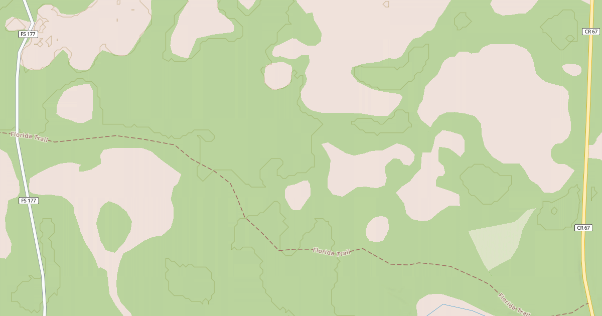 Map preview of USFS National Forest System Roads {28BF05C0-BC59-46C3-B2FF-55EF5E57EB30}