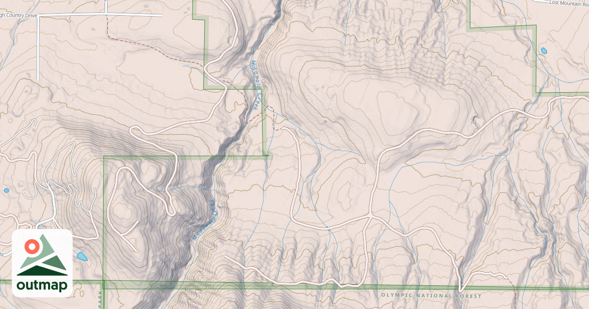 Map of USFS Motor Vehicle Use Map Roads {CDC7E56E-B244-45A8-BF6A-192F8F4693B3}