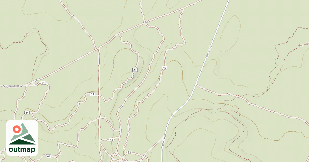 Map of Cline Buttes Shared Use Rd 37