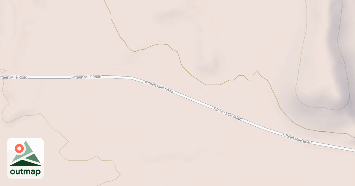 Map of FIFTEEN MILE