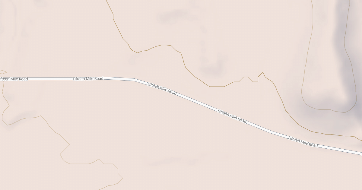 Map preview of FIFTEEN MILE