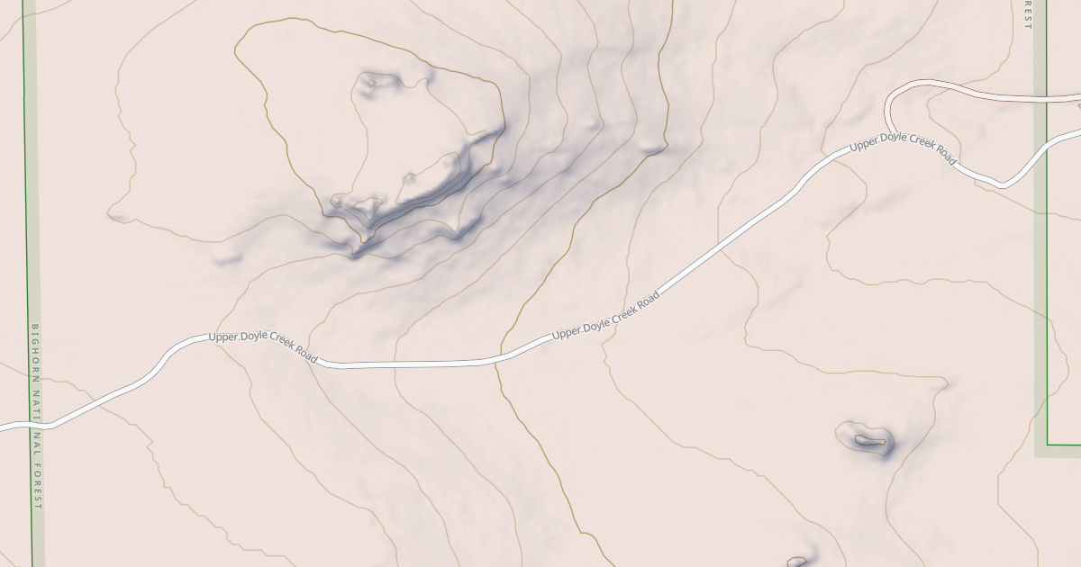 Map preview of UPPER DOYLE
