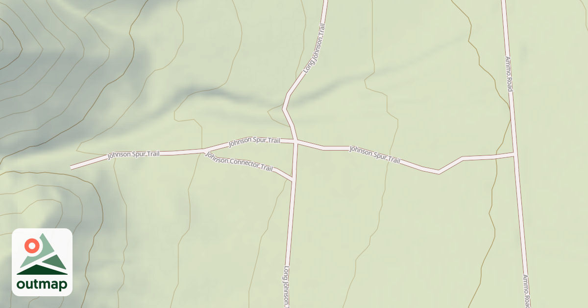Map of JOHNSTON SPUR