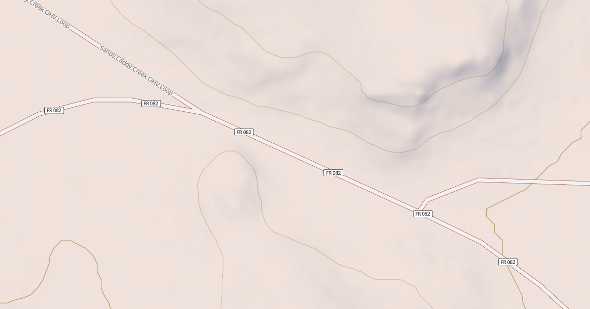 Map preview of SANDY-CADDY CREEK LOOP