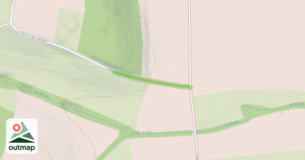 Map of Chemin de Cabanac