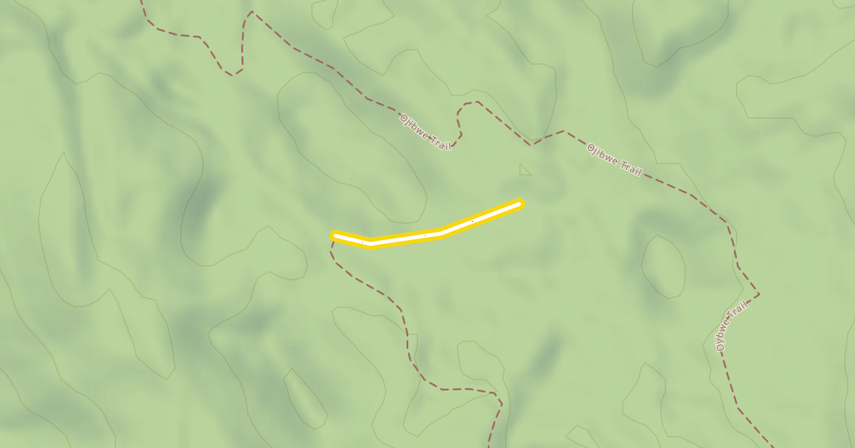 Map preview of North End Ski Trail