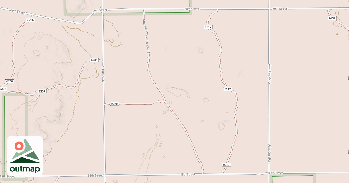 Map of 6218