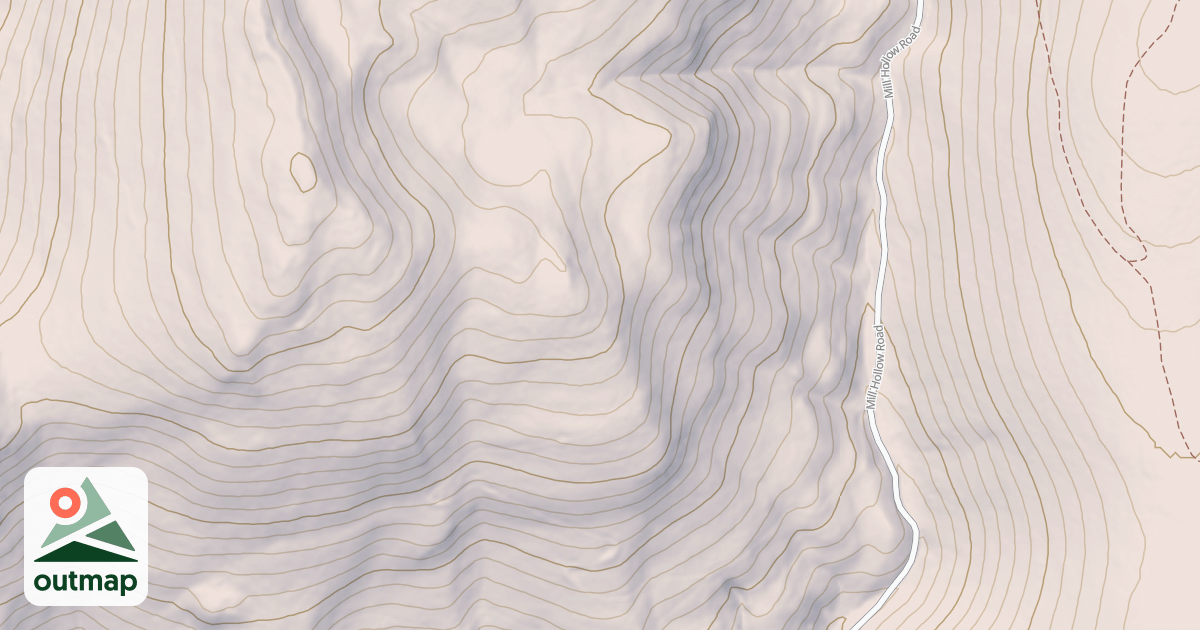 Map of Mill Hollow