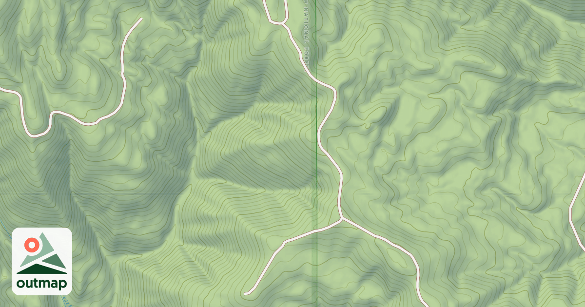 Map of USFS Motor Vehicle Use Map Roads {9052845D-9BA4-4250-8E19-7BBBC24AEA0F}
