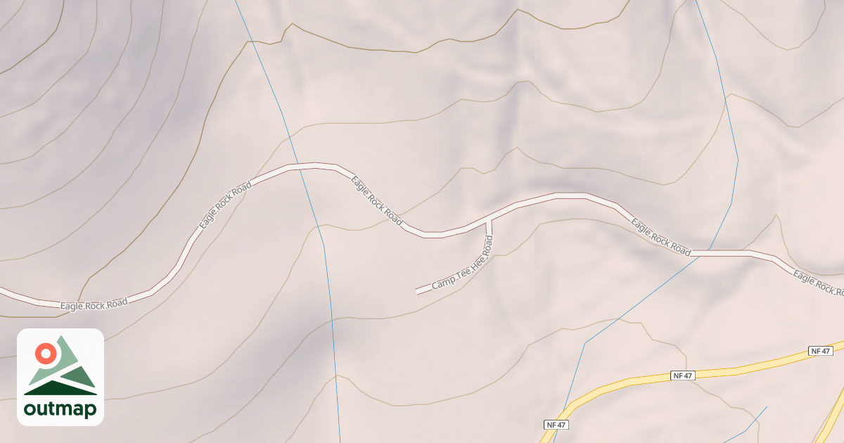Map of CAMP TEE HEE