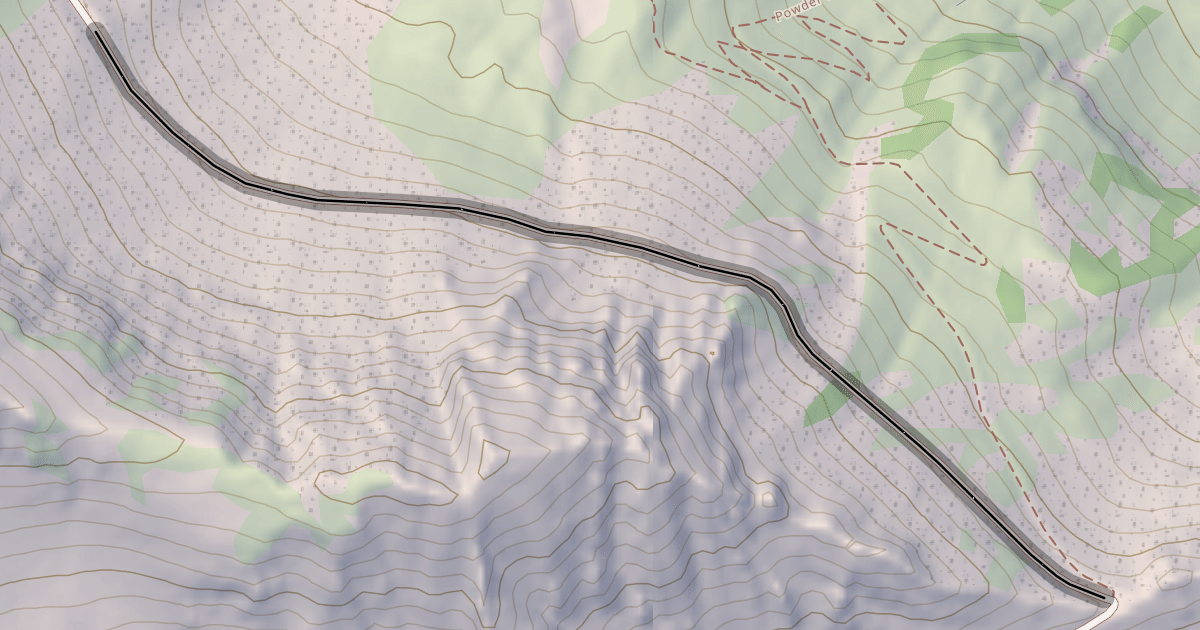Map preview of Sunday Saddle Road
