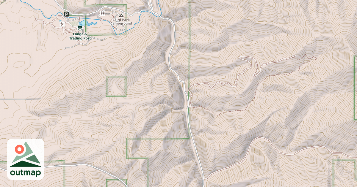 Map of LITTLE SAND CREEK