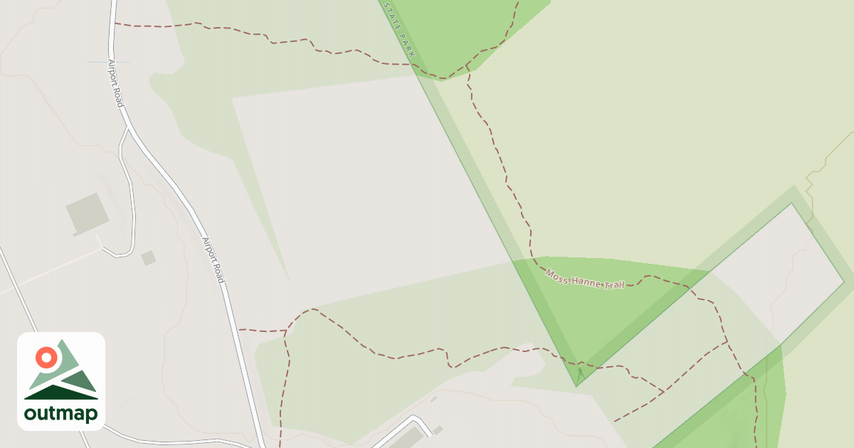 Map of Black Moshannon State Park Trails