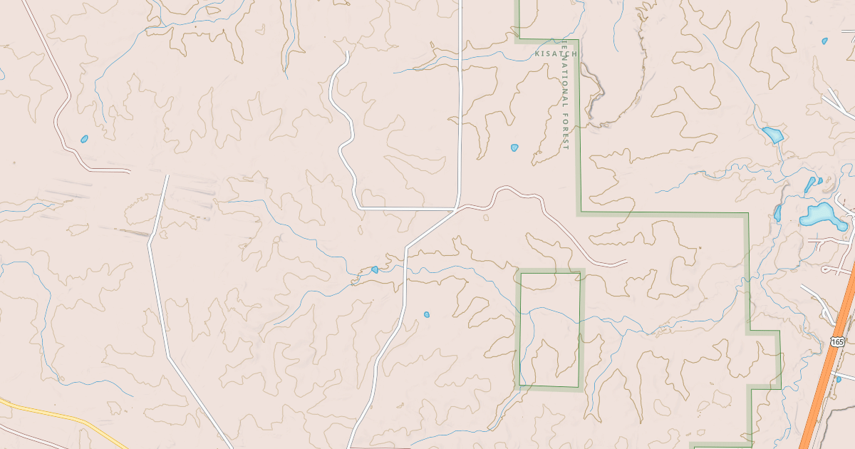 Map preview of Claiborne Woodworth