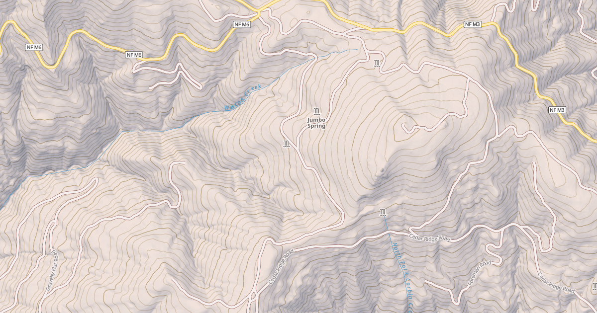 Map preview of LOWER JUMBO SPRINGS