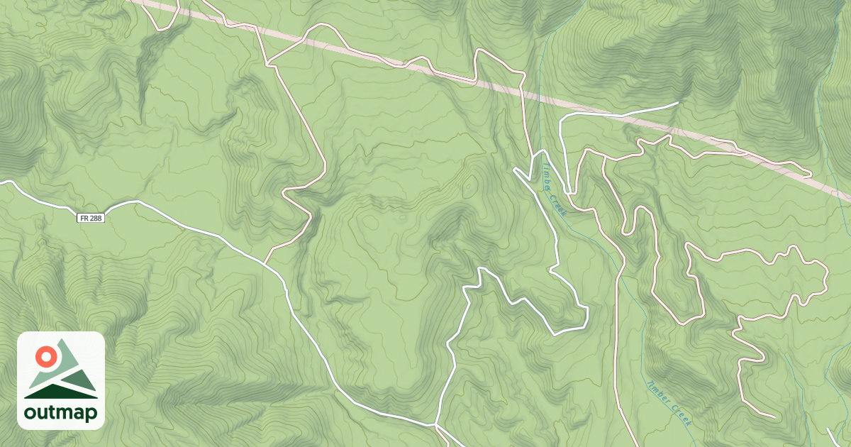 Map of Meadow Mtn Loop