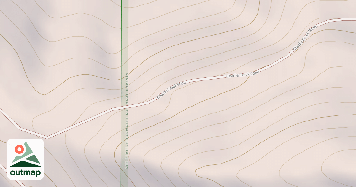 Map of CHARLIE CREEK A