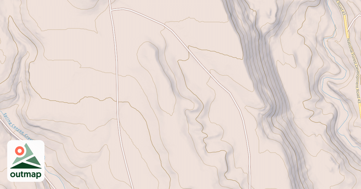 Map of USFS National Forest System Roads {315AA097-745C-4BEA-A769-C85367CFE8DD}