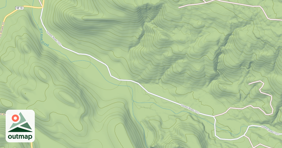 Map of DIVIDE CREEK