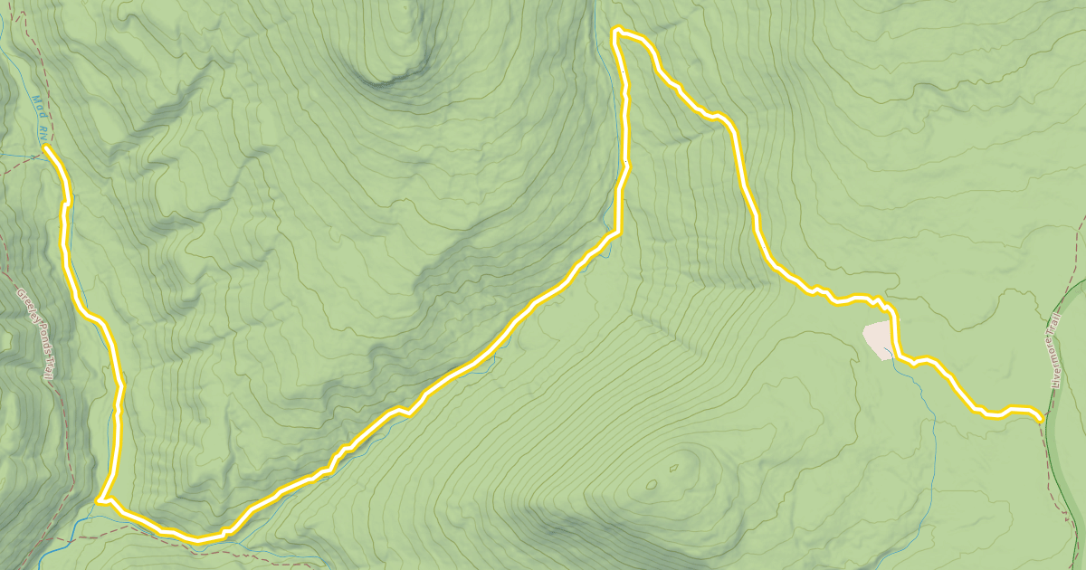 Map preview of Kancamagus Brook XC Trail
