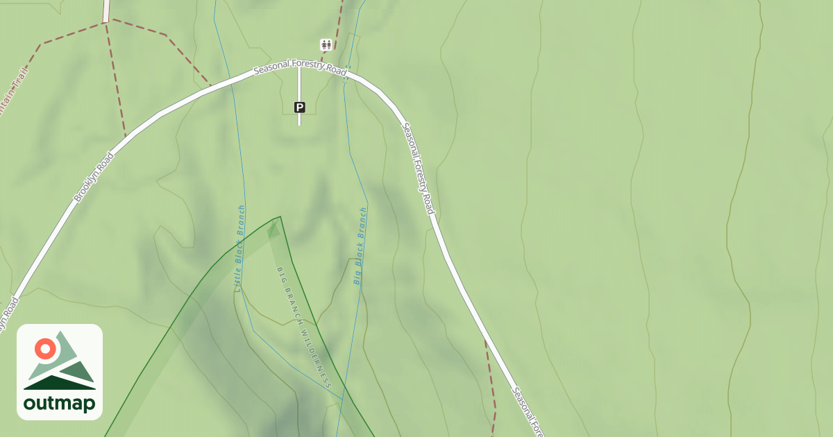 Map of Appalachian National Scenic Trail