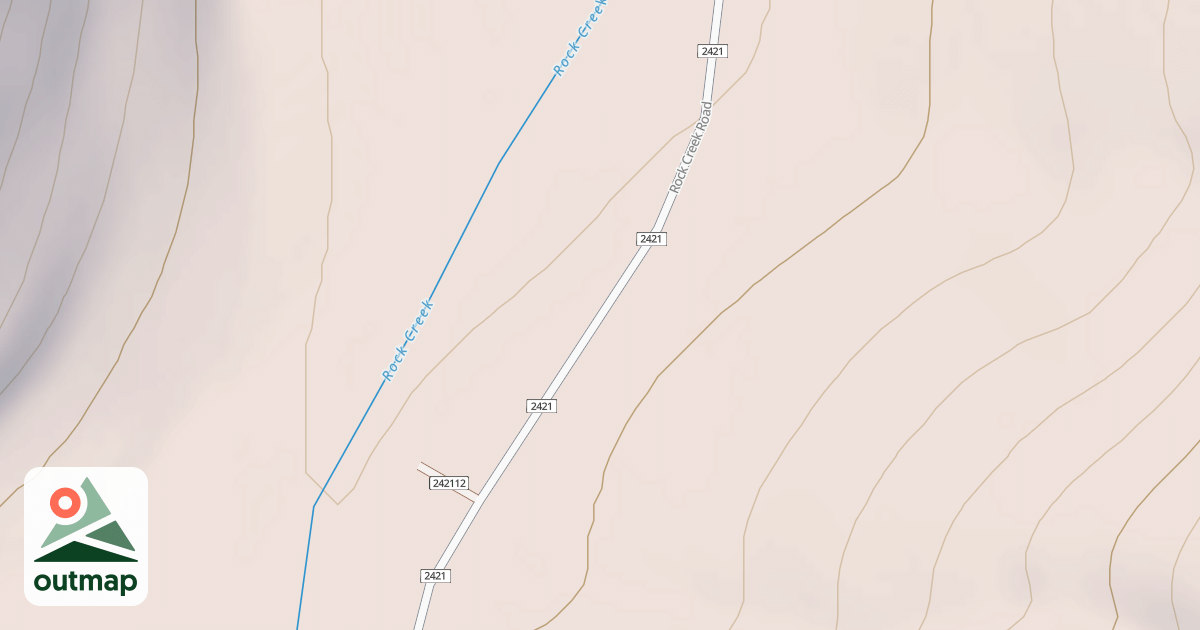 Map of DISPERSED CAMPSITE