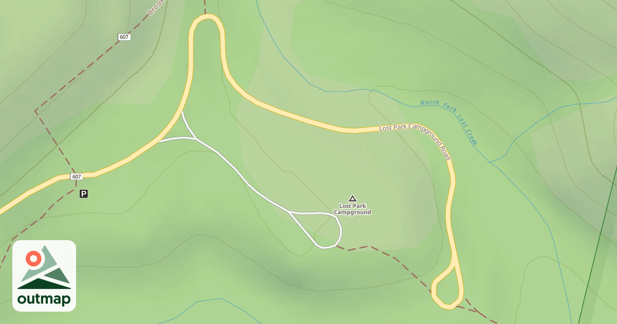 Map of LOST PARK CG
