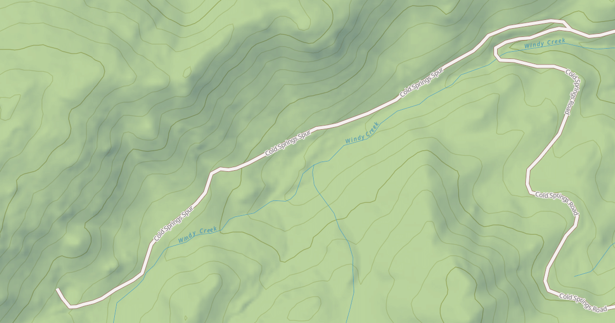Map preview of COLD SPRINGS