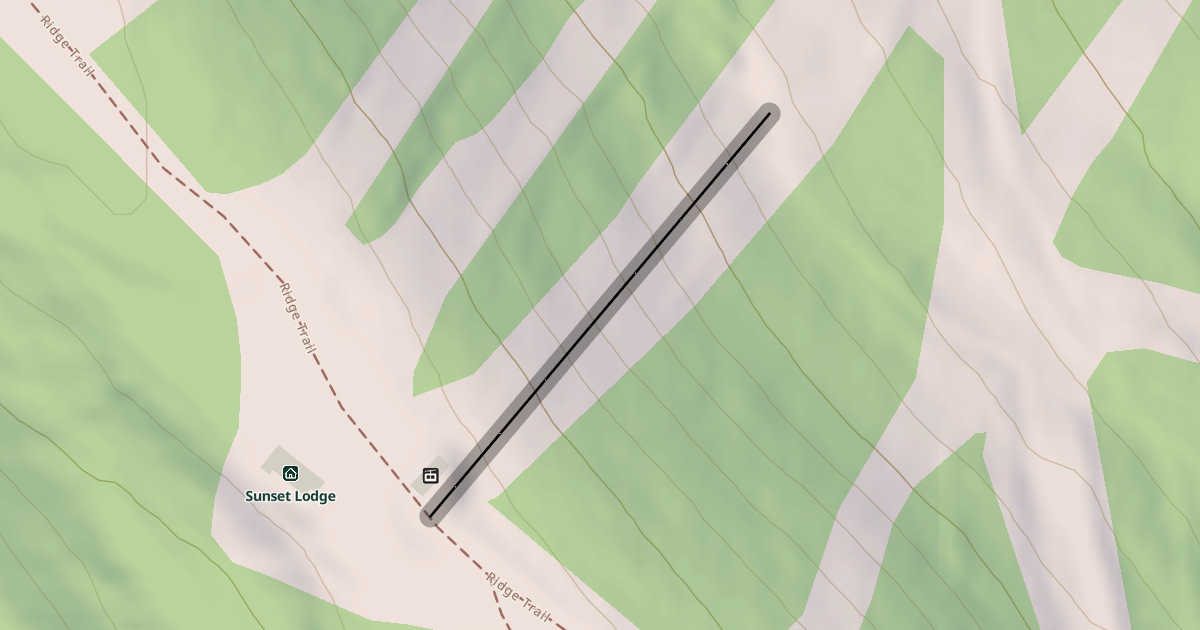 Map preview of Belleayre Run