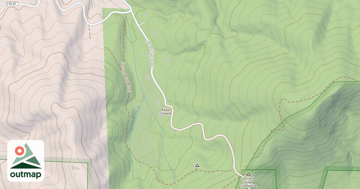 Map of SLAUGHTER CREEK