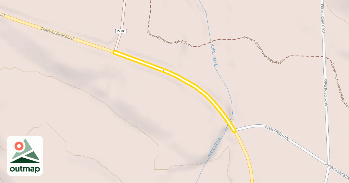 Map of Chiwawa River Road