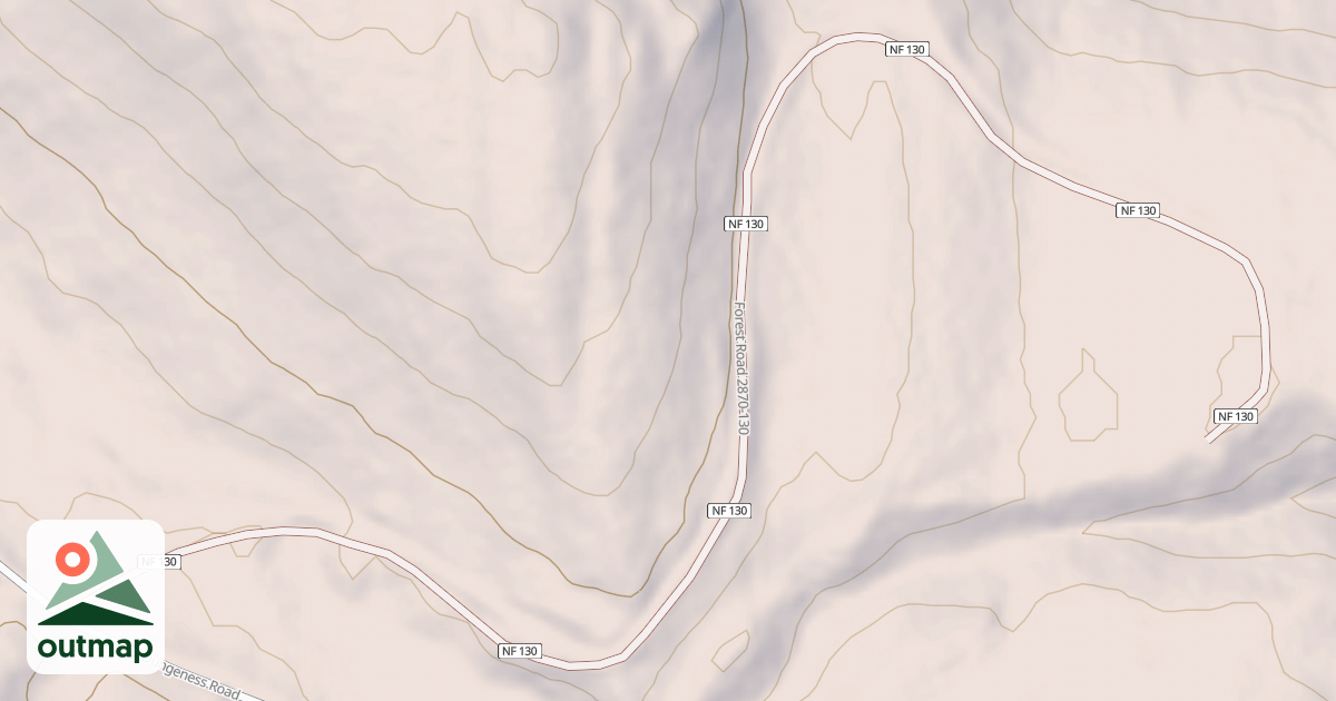 Map of USFS Motor Vehicle Use Map Roads {DF717489-67FE-40DB-9982-630A6CF51991}
