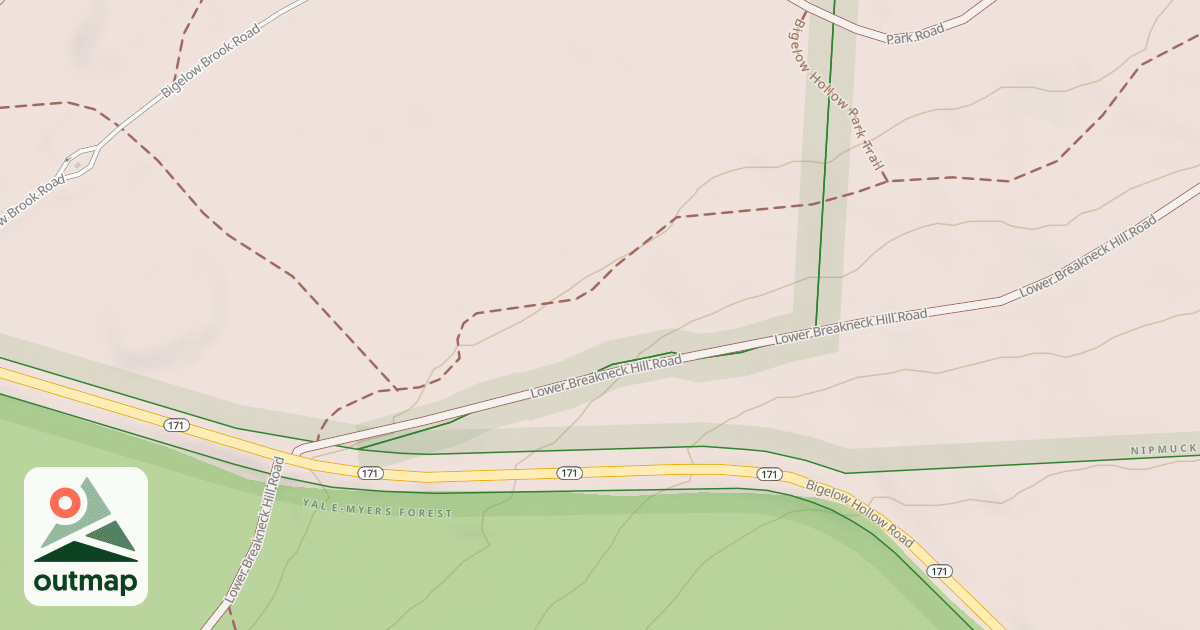 Map of Nipmuck Trail