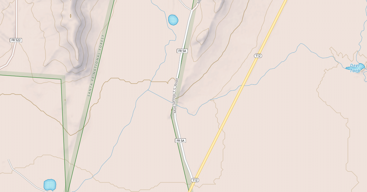 Map preview of MUD SPRINGS T.S.