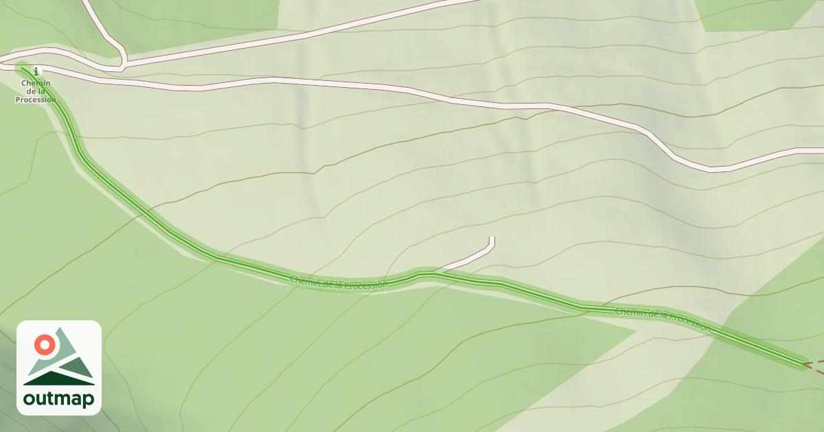 Map of Chemin de la Procession
