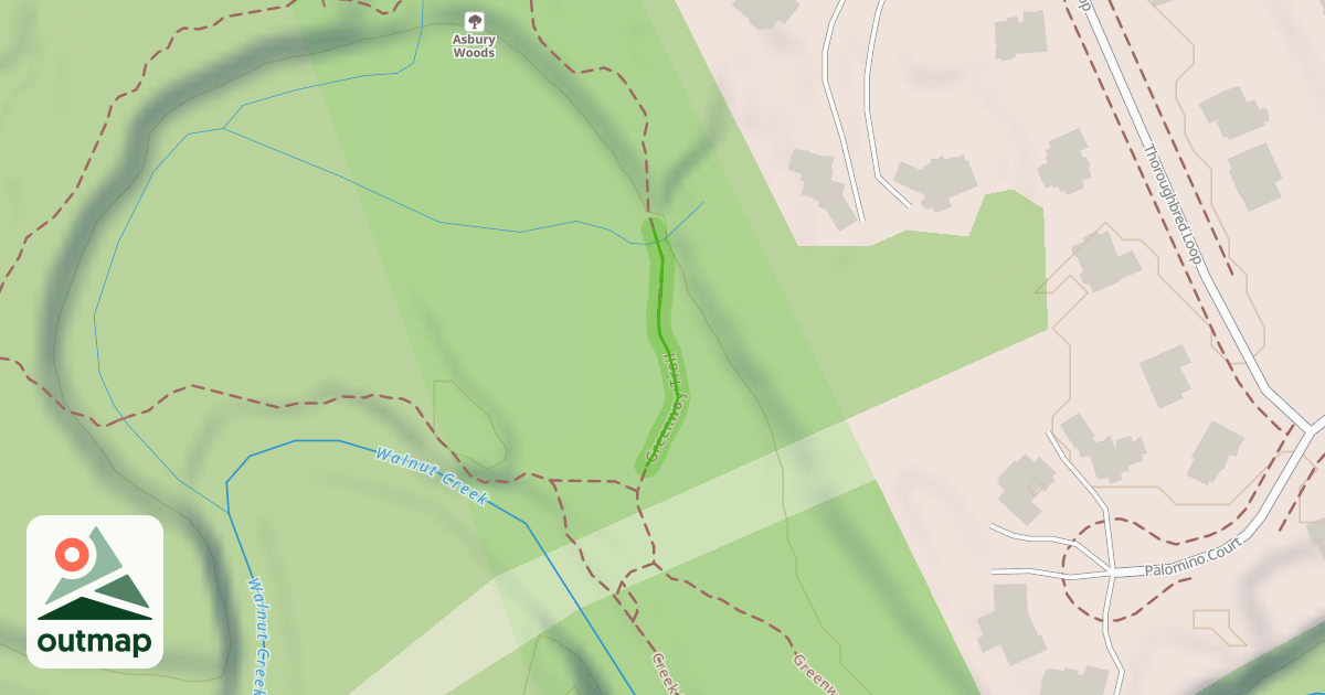 Map of Greenway Trail