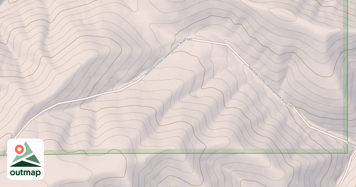 Map of USFS National Forest System Roads {1452029C-76D7-4B9F-88EF-C385D72A3960}