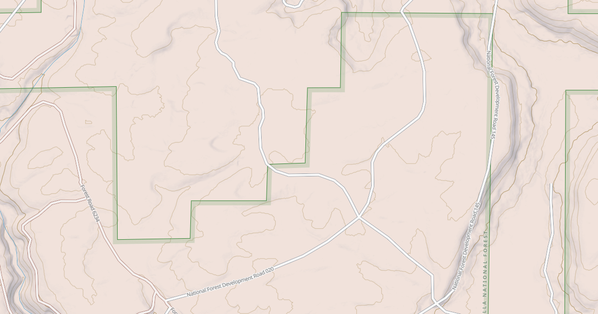 Map preview of USFS Motor Vehicle Use Map Roads {BCF90F0D-A8F8-4180-8901-EB755A5D0B00}