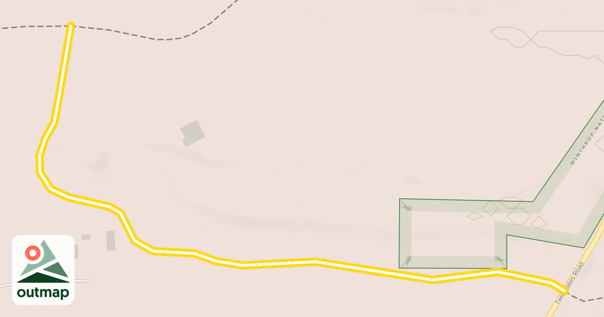 Map of Winthrop Trail (Lower)