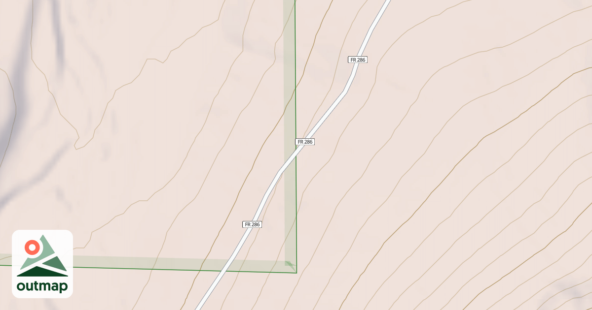 Map of TRIPP CANYON