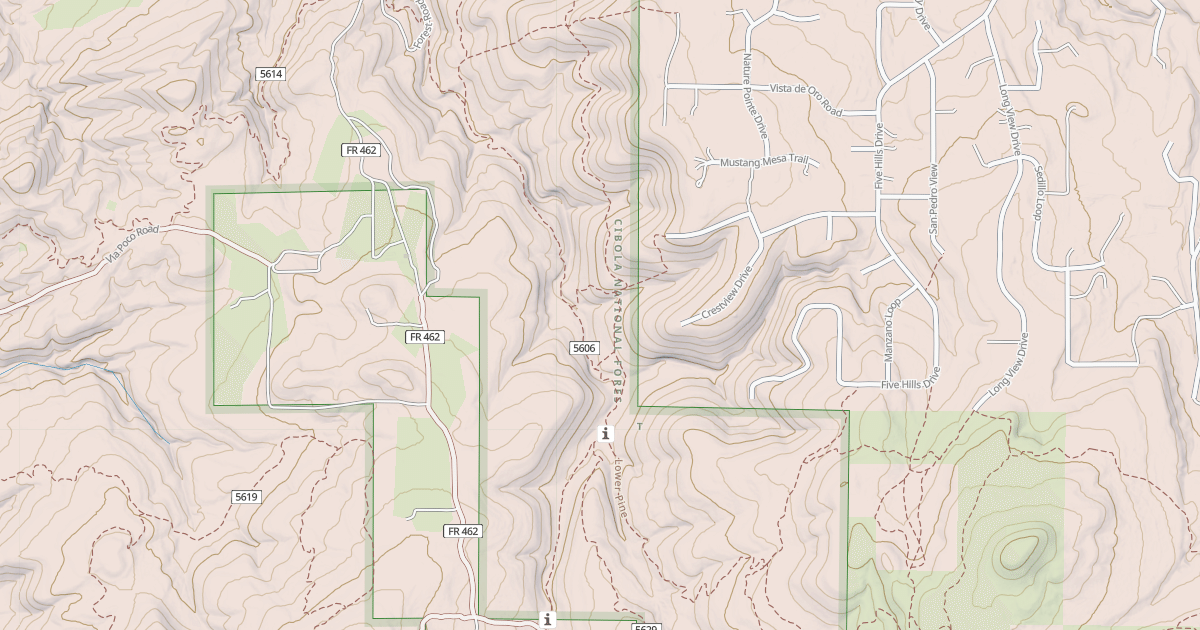 Map preview of LOWER PINE