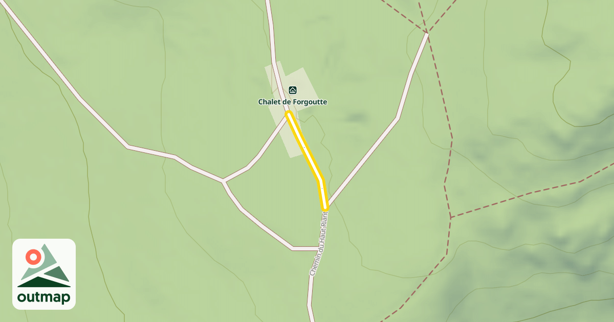 Map of Chemin du Haut-Riant