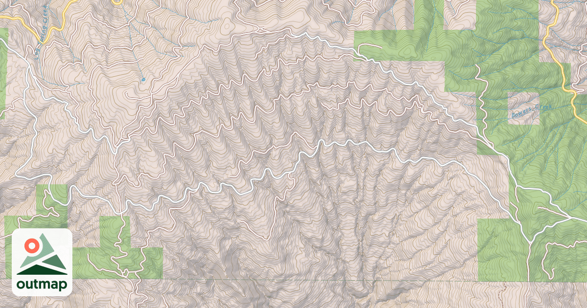 Map of COMMISSARY SPRINGS-LOG SPRINGS