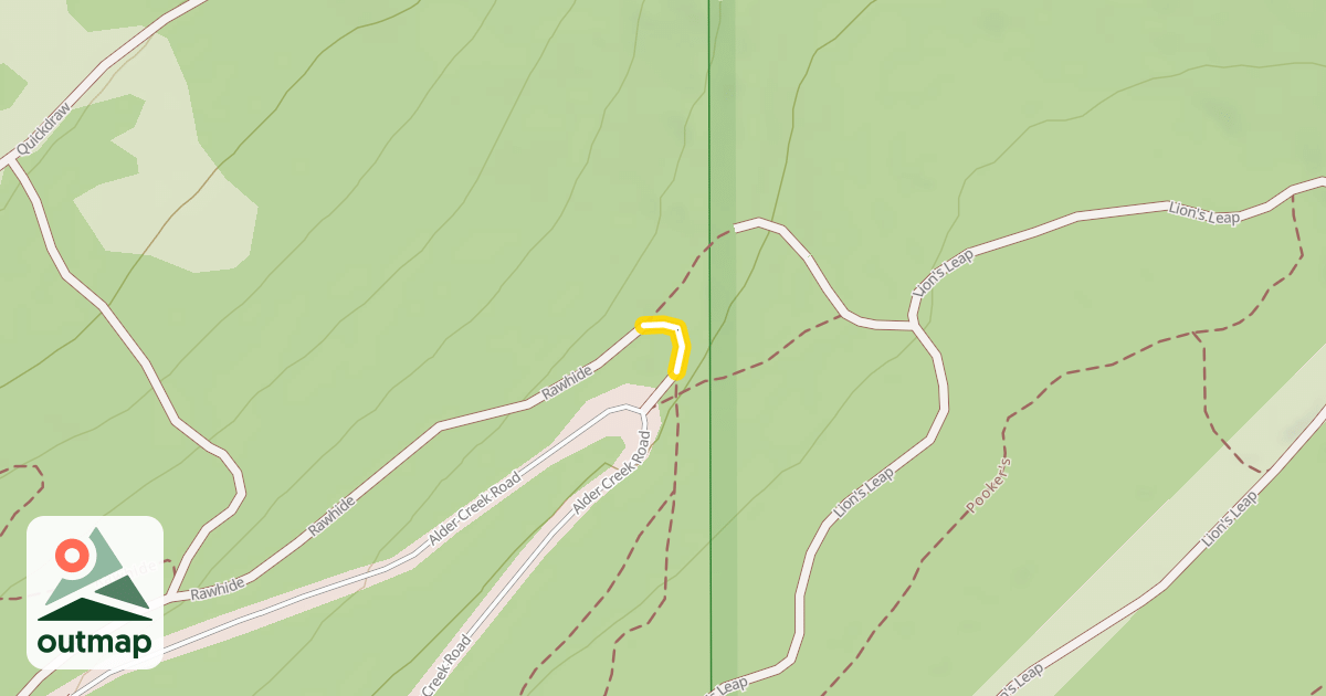 Map of Rawhide