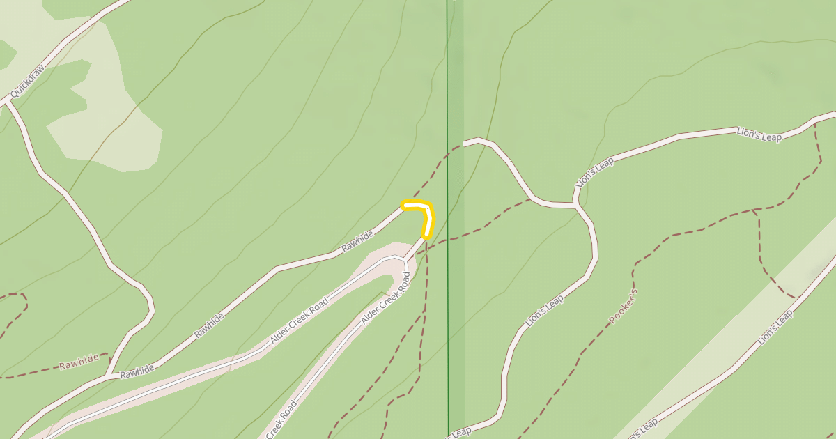 Map preview of Rawhide